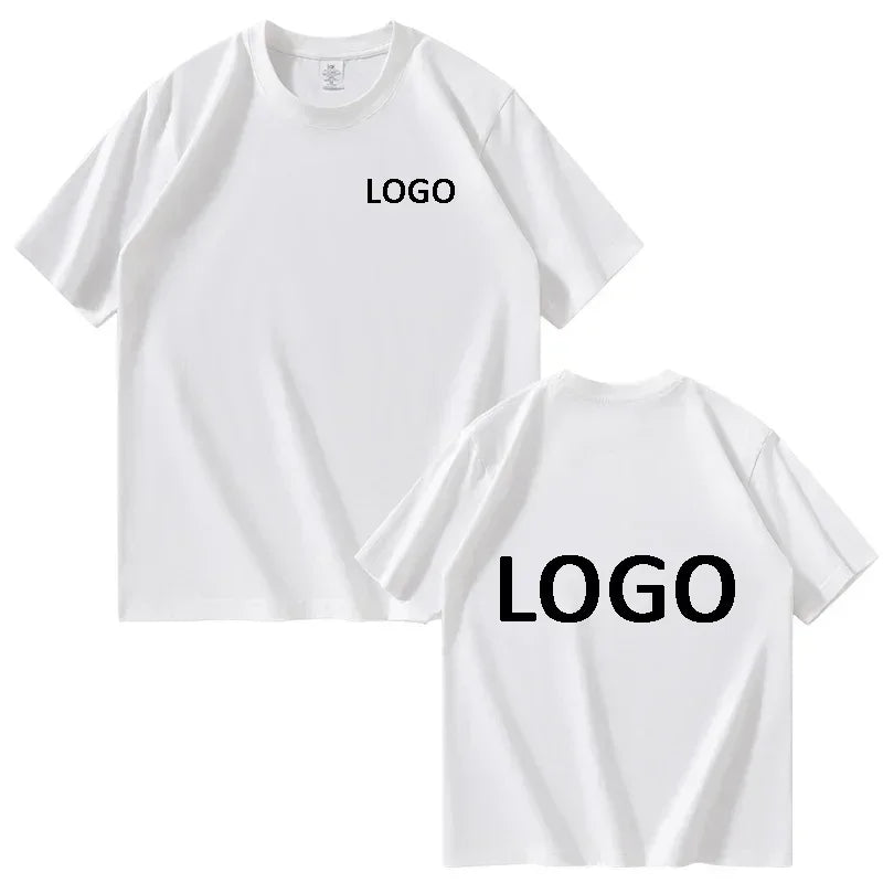 Custom Cotton Printed T-Shirt Unisex Short Sleeve O Neck Streetwear Top
