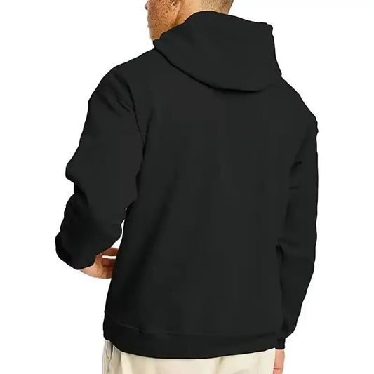 Oversized Casual Hoodie – Unisex Solid Color Sweatshirt for Men & Women