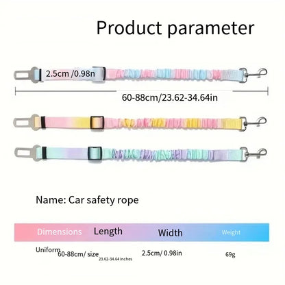 Pet Safety Belt for Dogs, Car Seat Artifact for Small and Medium Puppies, Safety Buckle for Cats, Fighting Teddy Supplies