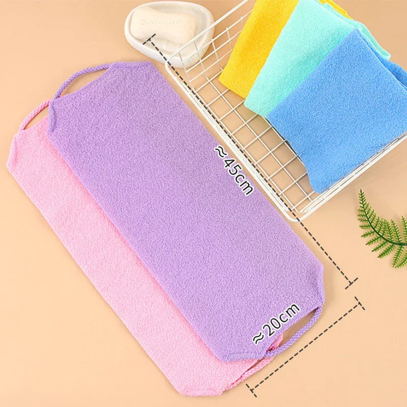 Beauty Skin Exfoliating Cloth Washcloth Japanese Body Wash Towel Nylon Bath Towel Skin Polishing Towel Body Back Scrubber Tool
