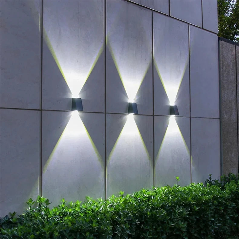 LED Solar Lights Outdoor Solar Powered Wall Lamp Waterproof Outdoor Garden Decorations