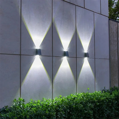 LED Solar Lights Outdoor Solar Powered Wall Lamp Waterproof Outdoor Garden Decorations