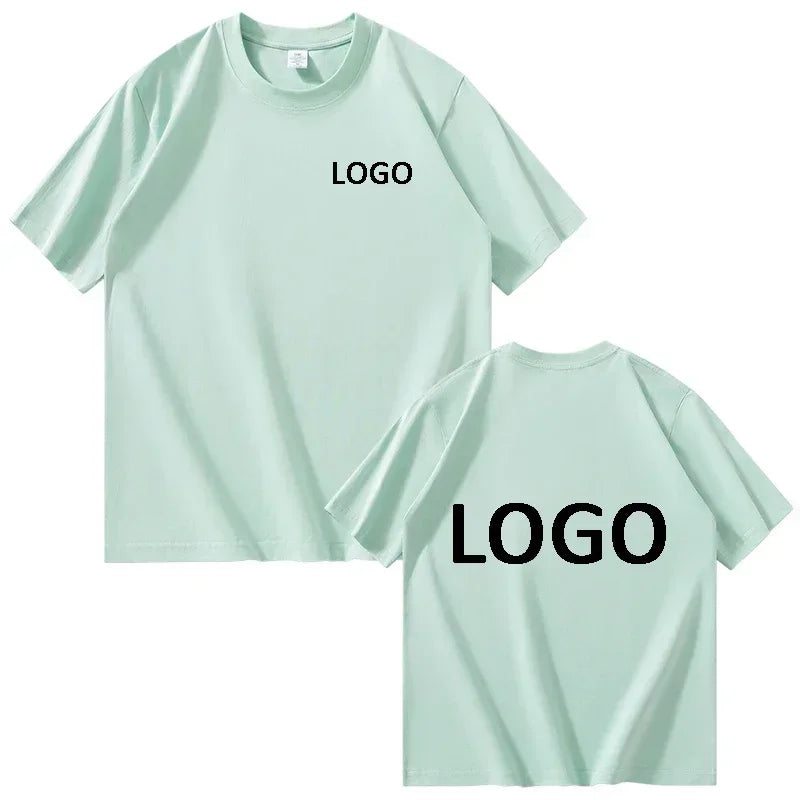 Custom Cotton Printed T-Shirt Unisex Short Sleeve O Neck Streetwear Top