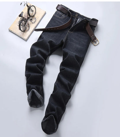 Men’s Stretch Slim Fit Jeans – Comfortable Business Casual Denim Pants