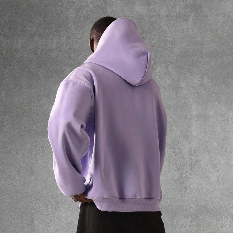 Men’s Casual Hoodie Sweatshirt – Streetwear Pullover Gym Fashion Top
