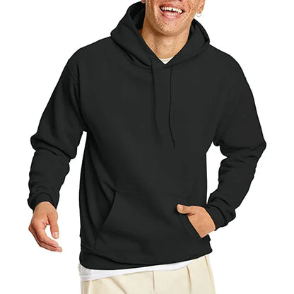 Oversized Casual Hoodie – Unisex Solid Color Sweatshirt for Men & Women