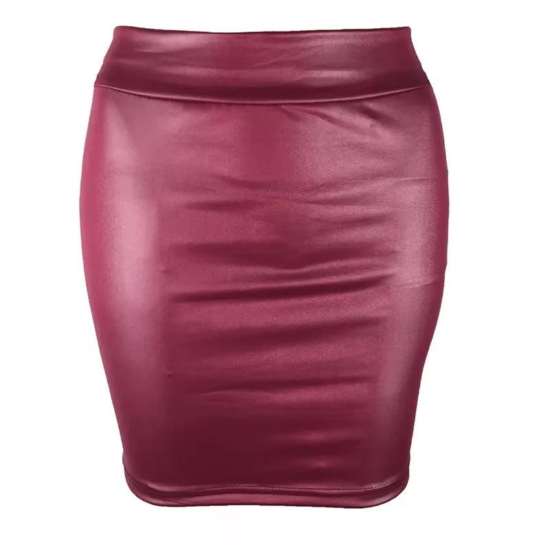 Women’s High Waist Bodycon Mini Skirt Slim Fit Vintage Clubwear and Office Wear