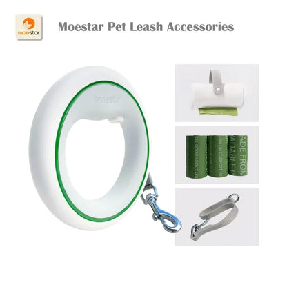 Pet Leash Accessories Pet Poop Bag Dispenser Extension Belt for 2 Pet Replaceable Belt Poop Bags for Pet Walk Ease Moestar