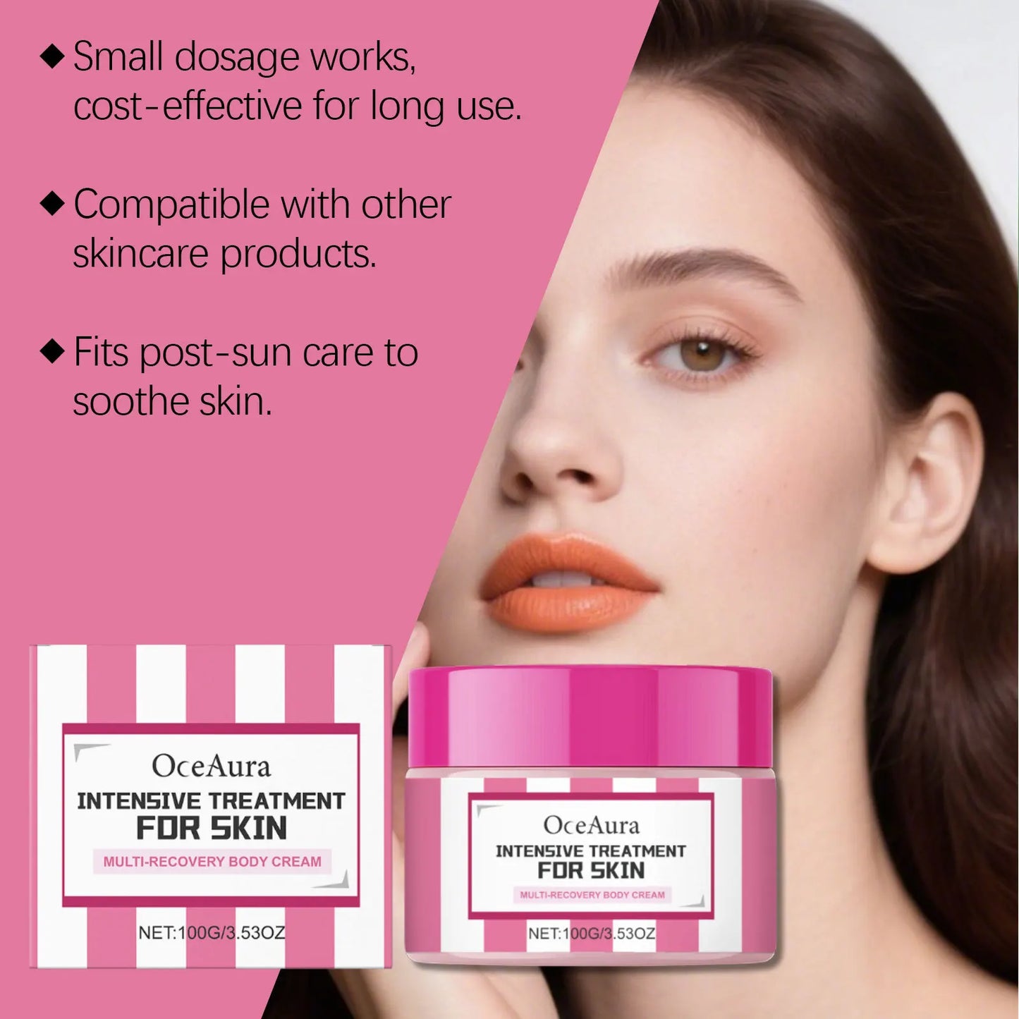 OCEAURA Body Moisturize Cream Repair Damage Firm Skin Lasting Fragrance Non-greasy