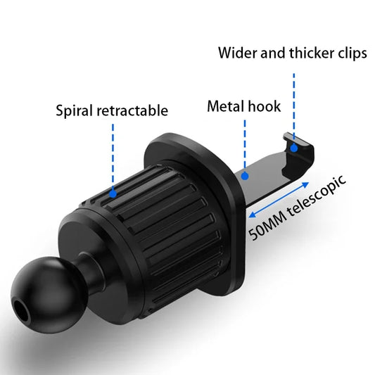 Car Phone Holder Bracket Accessories Interior Auto Air Outlet Cellphone Support Parts Phone Stand