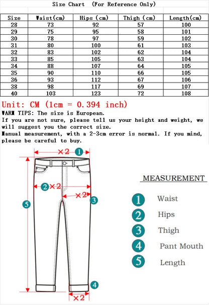 Men’s Stretch Slim Fit Jeans – Comfortable Business Casual Denim Pants