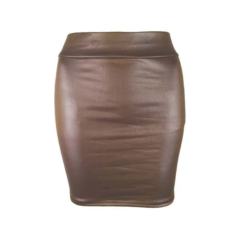 Women’s High Waist Bodycon Mini Skirt Slim Fit Vintage Clubwear and Office Wear
