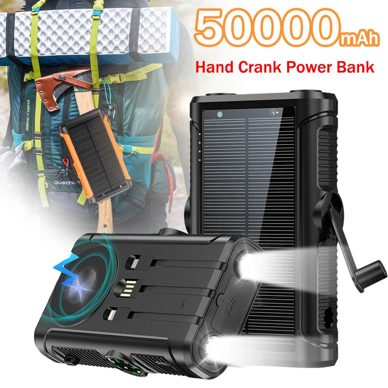 2025 NEW Solar Power Bank 20000mAh 22.5W Magnetic Wireless Powerbank