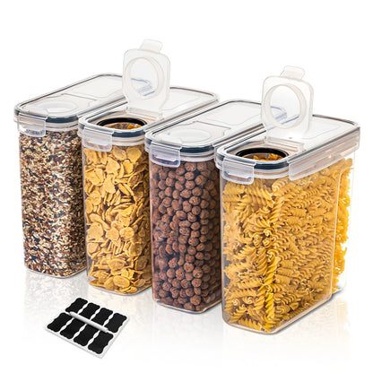 Cereal Containers Storage Set of 2/3/4（2.5L 84oz）