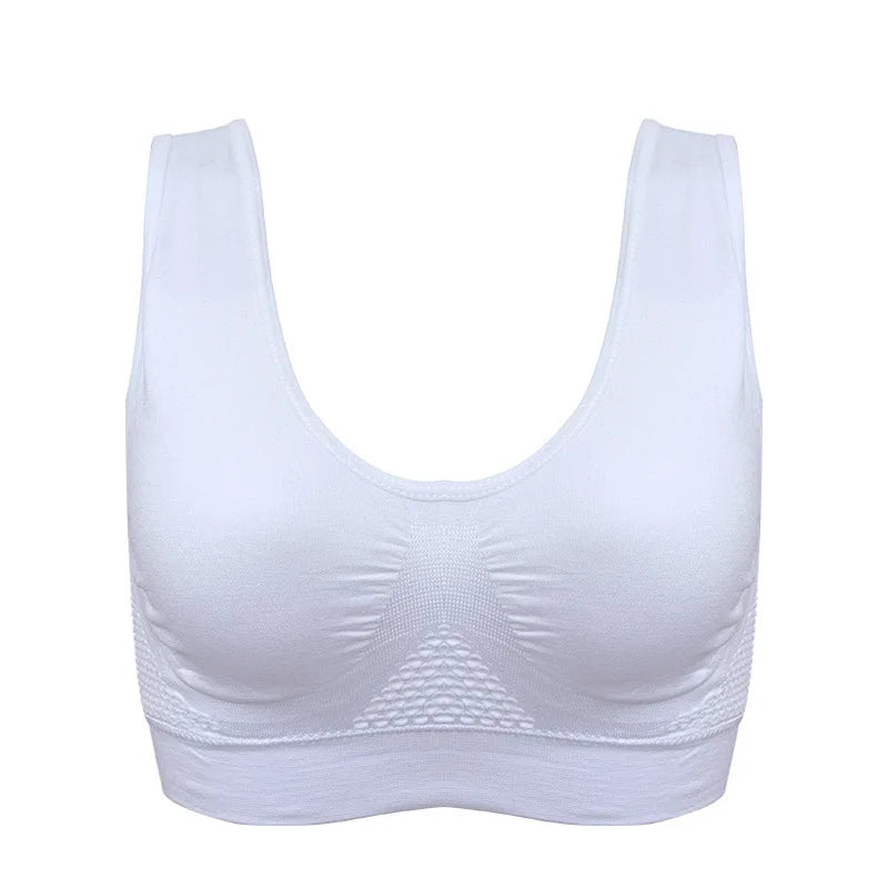 Women’s Sports Bra – Breathable Padded Fitness & Yoga Top