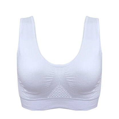 Women’s Sports Bra – Breathable Padded Fitness & Yoga Top