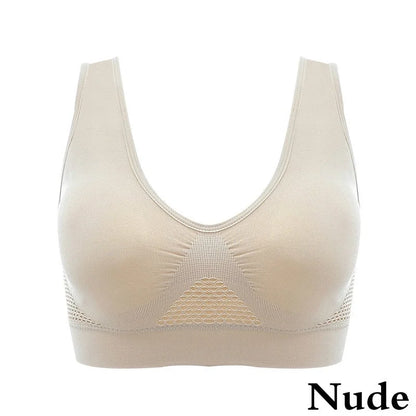 Women’s Sports Bra – Breathable Padded Fitness & Yoga Top
