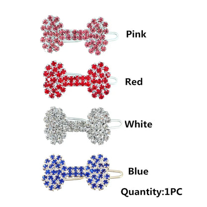Pet Lovely Hairpins Dog Accessories Pet Dog Bows Hair Clips for Puppy Dogs Cat Yorkie Teddy Hair Grooming Pet Hair Accessories