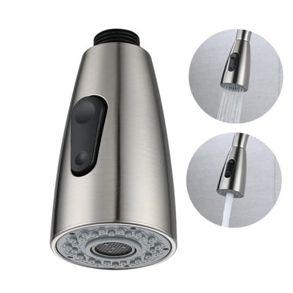 Kitchen Basin Has 2 Functions Replace The Pull-out Hot and Cold Water Faucet and The Shower Pull-out Faucet Replaces  Sprinkler