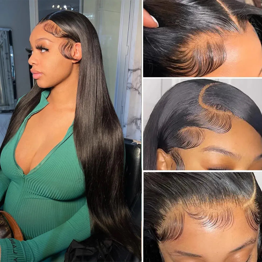 13x6 Bone Straight Lace Front Wig 30 40 Inch Lace Front Human Hair Wigs For Women 13x4 Brazilian Hair Glueless wigs Human Hair