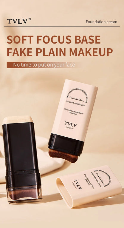 Foundation make-up concealer is light and thin to hold makeup, cover facial defects, and create a clear makeup effect