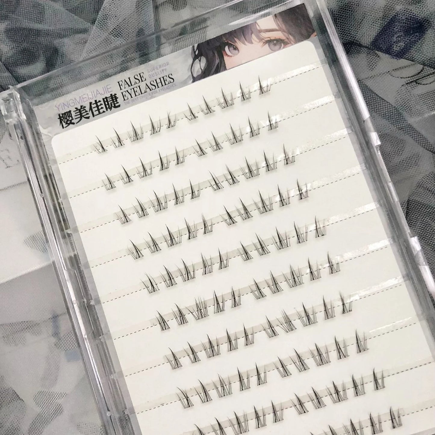 4-6mm No Glue False Eyelashes New Korean Style Lower Lashes Natural Fake Eyelashes for Women Daily Wear Cosplay DIY Makeup