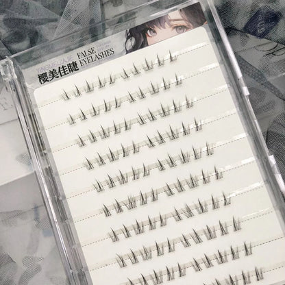 4-6mm No Glue False Eyelashes New Korean Style Lower Lashes Natural Fake Eyelashes for Women Daily Wear Cosplay DIY Makeup