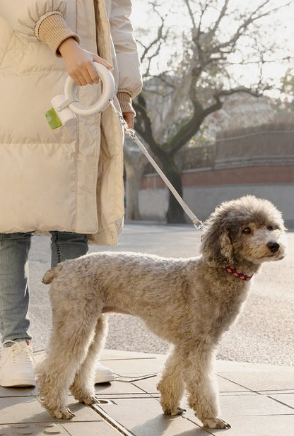 Pet Leash Accessories Pet Poop Bag Dispenser Extension Belt for 2 Pet Replaceable Belt Poop Bags for Pet Walk Ease Moestar
