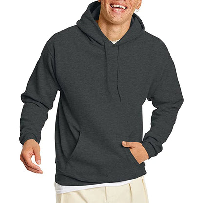 Oversized Casual Hoodie – Unisex Solid Color Sweatshirt for Men & Women