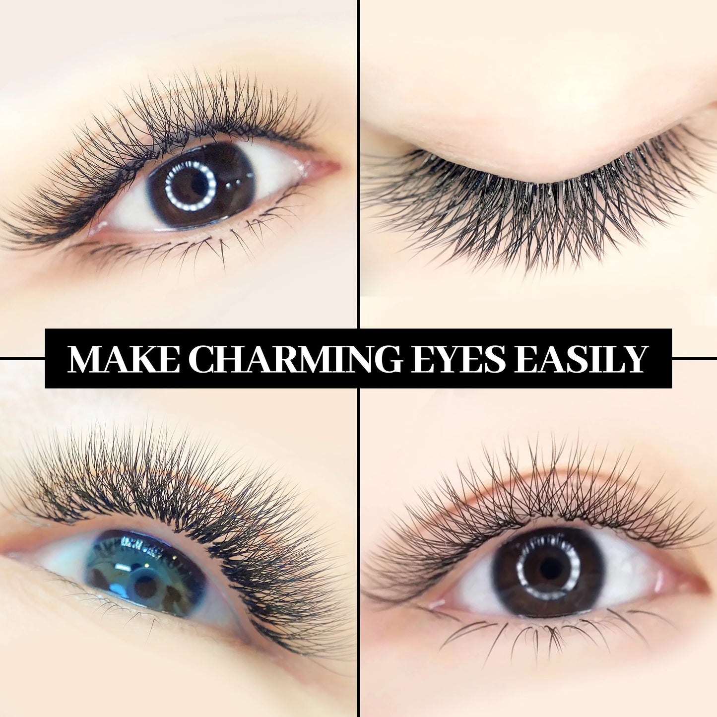 XIUSUZAKI W Shaped Bloom 2D 3D 4D 5D 6D 7D 8D Automatic Flowering Premade Fans Eyelashes Extensions Natural yy Individual Lashes