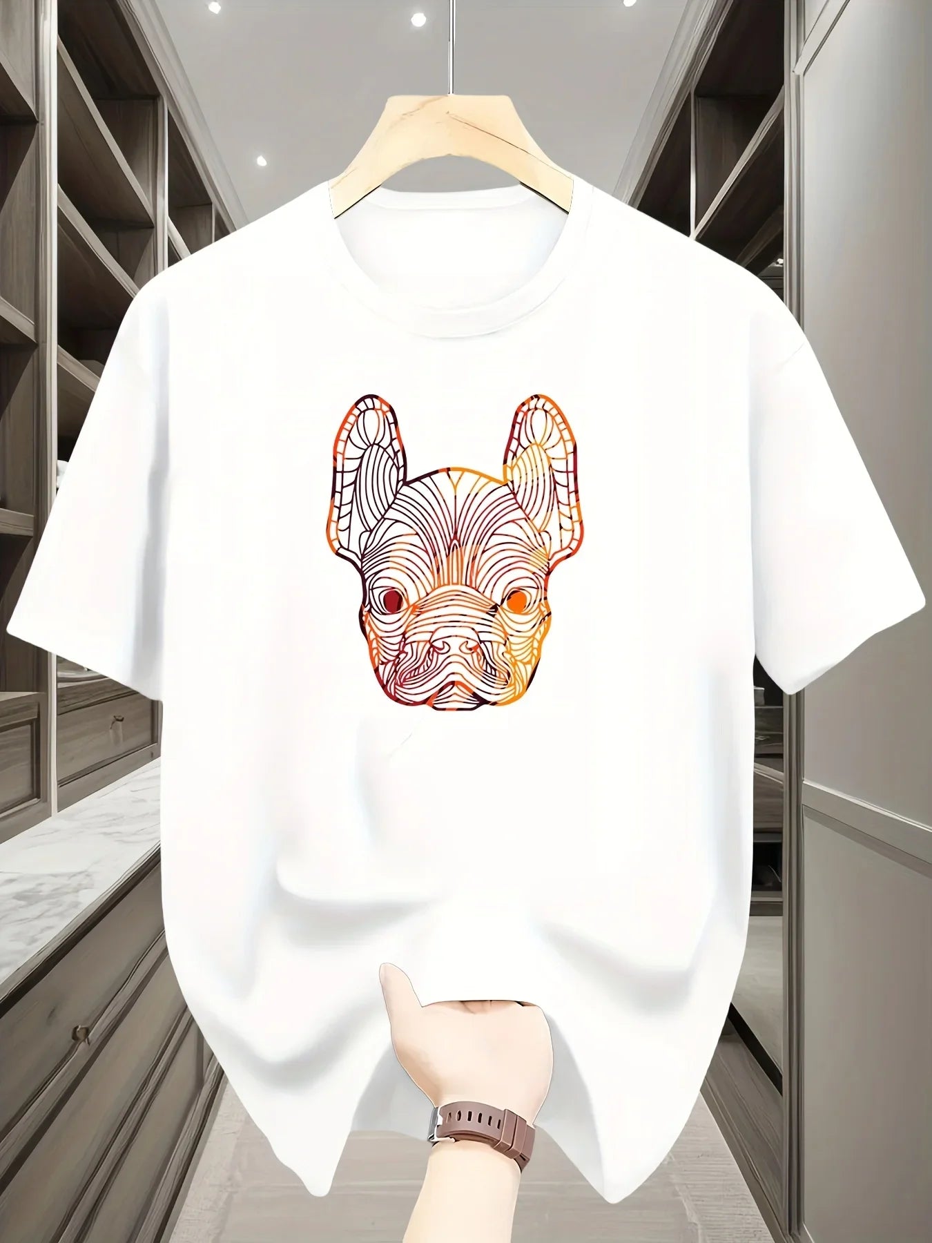 Men’s Graphic T-Shirt French Matador Print Short Sleeve Round Neck Cotton Tee
