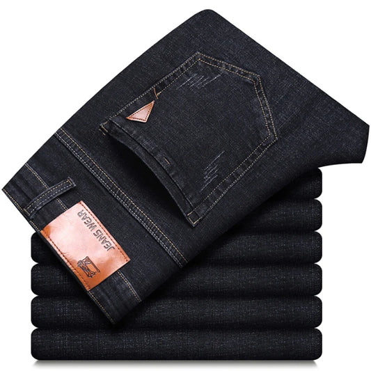 Men’s Stretch Slim Fit Jeans – Comfortable Business Casual Denim Pants