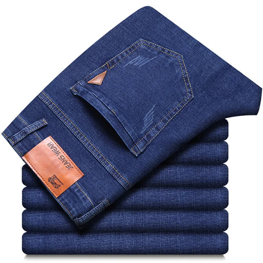 Men’s Stretch Slim Fit Jeans – Comfortable Business Casual Denim Pants