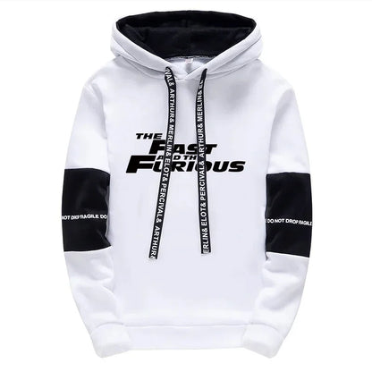 Men’s Hooded Sweatshirt – Casual Long Sleeve Sportswear for Autumn & Winter