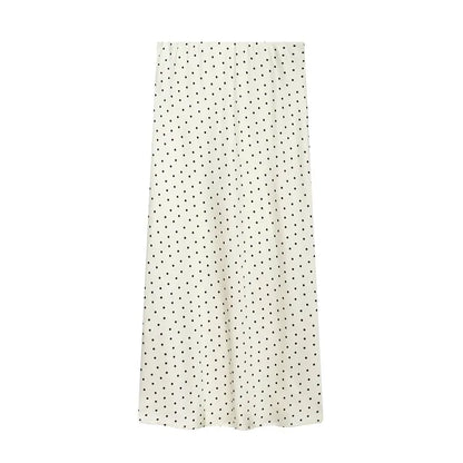 Women’s High Waist Satin Midi Skirt Elegant Office and Summer Wear