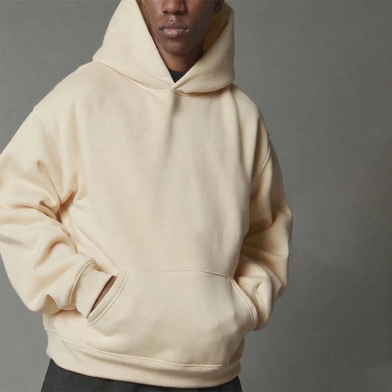 Men’s Casual Hoodie Sweatshirt – Streetwear Pullover Gym Fashion Top