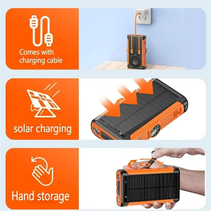 2025 NEW Solar Power Bank 20000mAh 22.5W Magnetic Wireless Powerbank