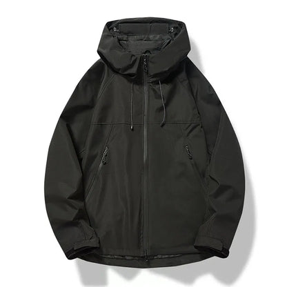 Men’s Waterproof Hooded Jacket – Outdoor Hiking Sportswear Coat