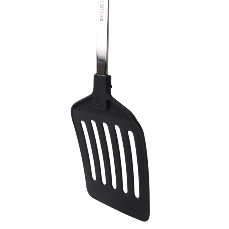 Stainless Steel Turners Kitchen Tools  Nylon Handle  Spatula  Fried Shovel Egg Fish Frying Pan