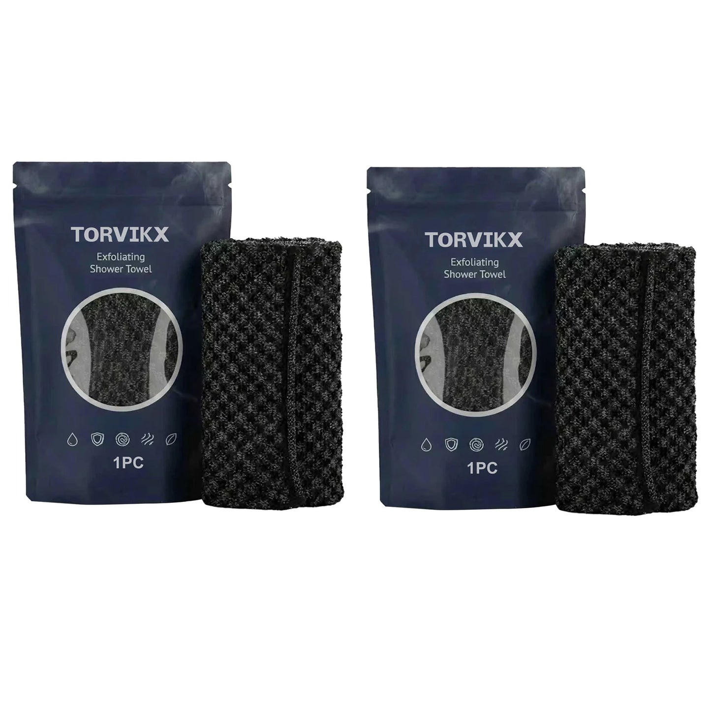 Exfoliating Shower Towel Exfoliating Skin Bath Towel,Premium Scrub Wash Cloth for Body Face Exfoliating Washcloth for Men Woman
