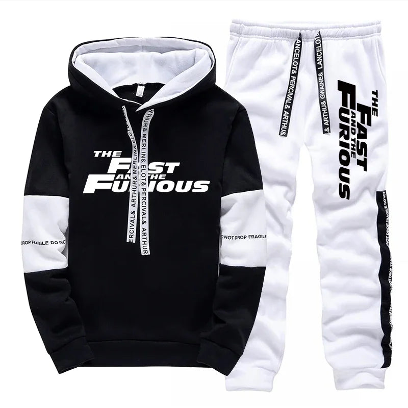 Men’s Hooded Sweatshirt – Casual Long Sleeve Sportswear for Autumn & Winter