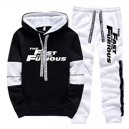 Men’s Hooded Sweatshirt – Casual Long Sleeve Sportswear for Autumn & Winter