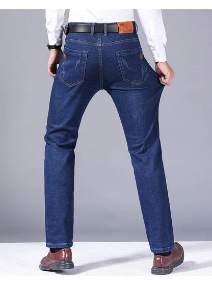 Men’s Stretch Slim Fit Jeans – Comfortable Business Casual Denim Pants