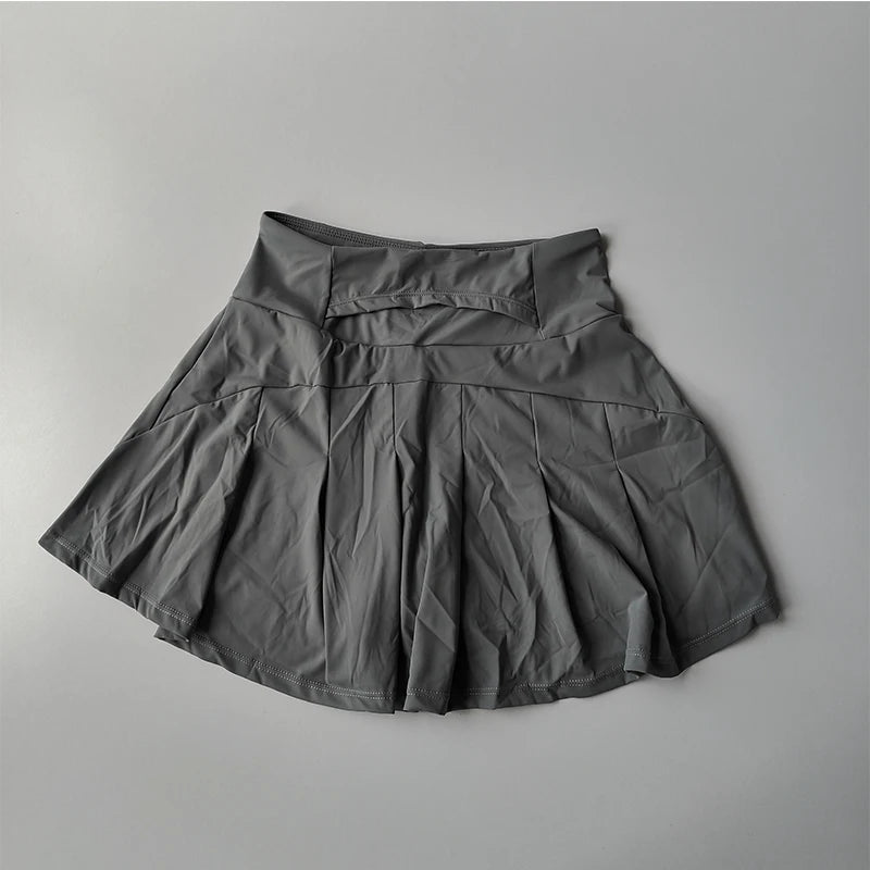 Women’s High Waist Sports Skirt Quick Dry Fitness Yoga Running Tennis Golf Wear