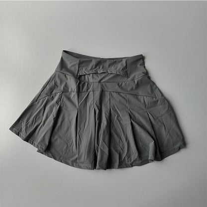 Women’s High Waist Sports Skirt Quick Dry Fitness Yoga Running Tennis Golf Wear