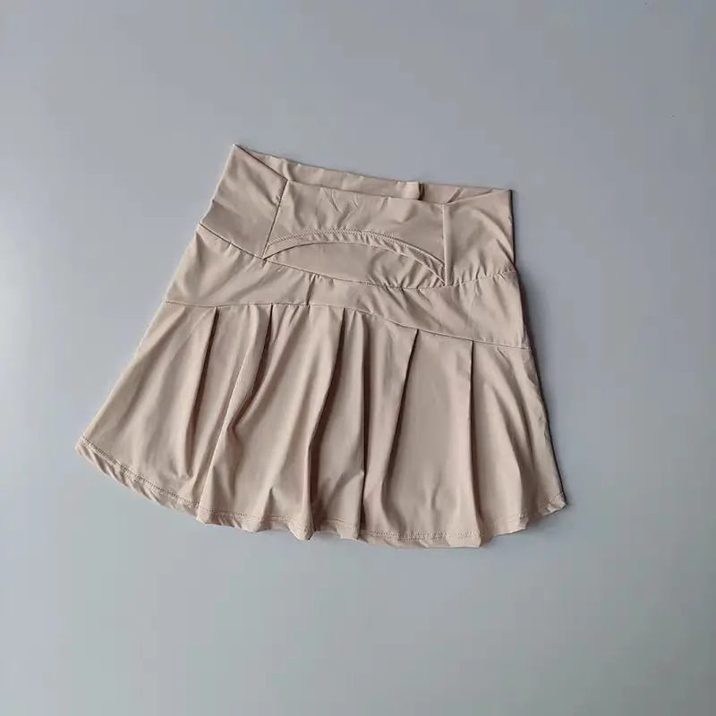 Women’s High Waist Sports Skirt Quick Dry Fitness Yoga Running Tennis Golf Wear