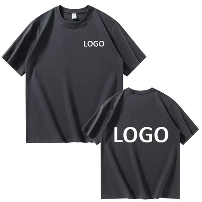 Custom Cotton Printed T-Shirt Unisex Short Sleeve O Neck Streetwear Top