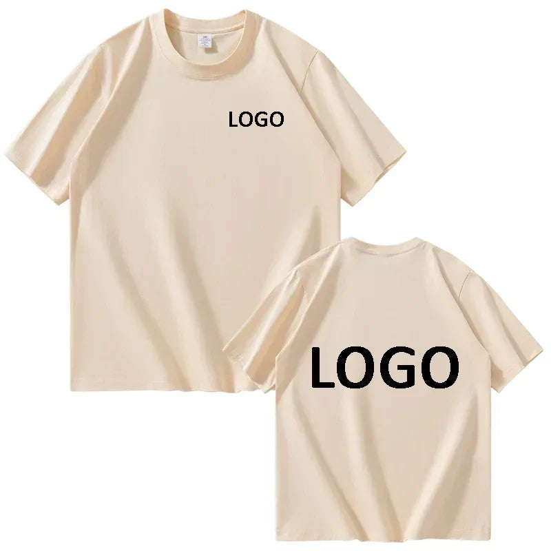 Custom Cotton Printed T-Shirt Unisex Short Sleeve O Neck Streetwear Top