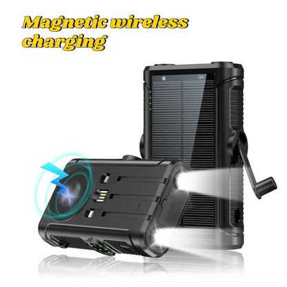 2025 NEW Solar Power Bank 20000mAh 22.5W Magnetic Wireless Powerbank