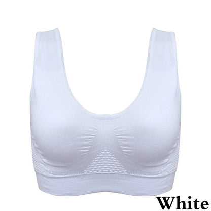 Women’s Sports Bra – Breathable Padded Fitness & Yoga Top